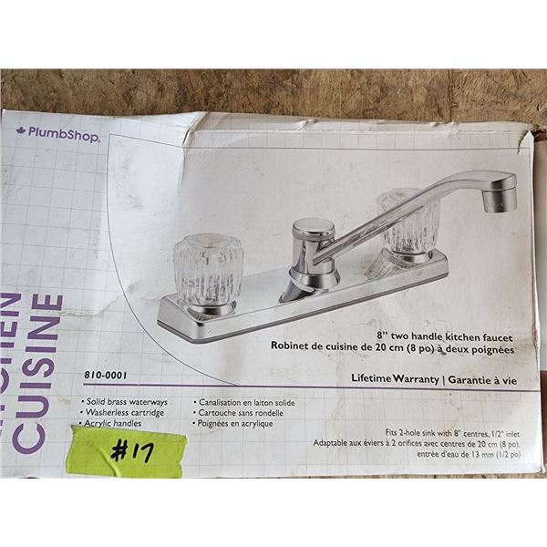 8" New Two Handle Kitchen Faucet