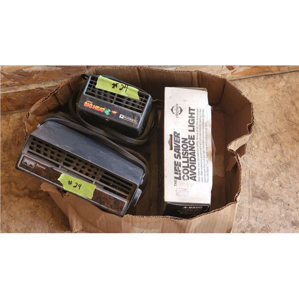 2 Interior Electric Car Heaters and Rear Collision Brake Light