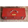 Image 1 : Tool Box filled with assorted Tools and Complete 40 piece 1/4 + 3/8s Drive SAE/Metric