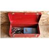 Image 2 : Tool Box filled with assorted Tools and Complete 40 piece 1/4 + 3/8s Drive SAE/Metric
