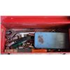 Image 3 : Tool Box filled with assorted Tools and Complete 40 piece 1/4 + 3/8s Drive SAE/Metric