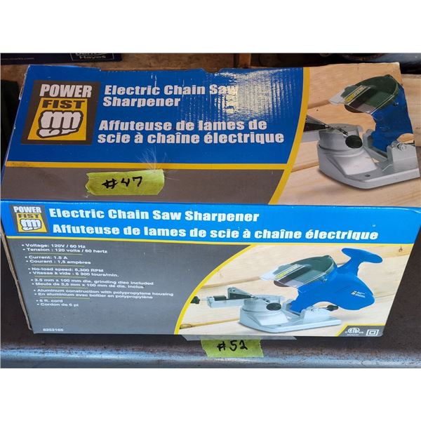 New Electric Chainsaw Sharpener
