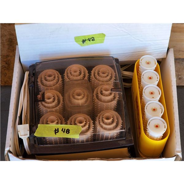 50's Electric Hair Curling Set