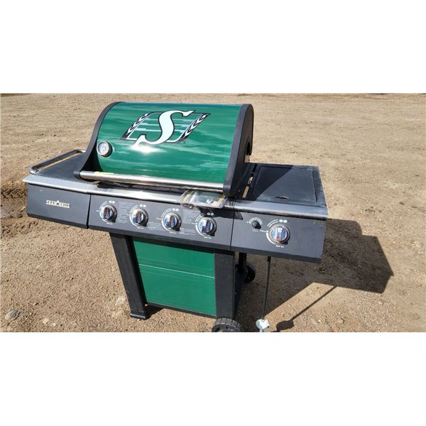 Rough Riders BBQ with New Burners and Side Burner