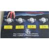 Image 3 : 4 pack water activated LED strobes with whistles