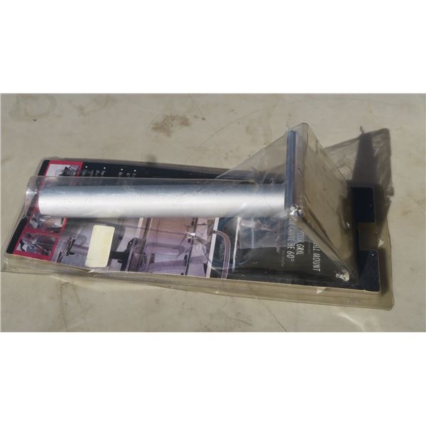 Rod holder grill mount