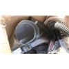 Image 4 : Box of misc. items, pipes, cable, vac hose, soldering iron