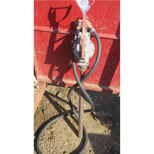 24' fuel slip tank hand pump