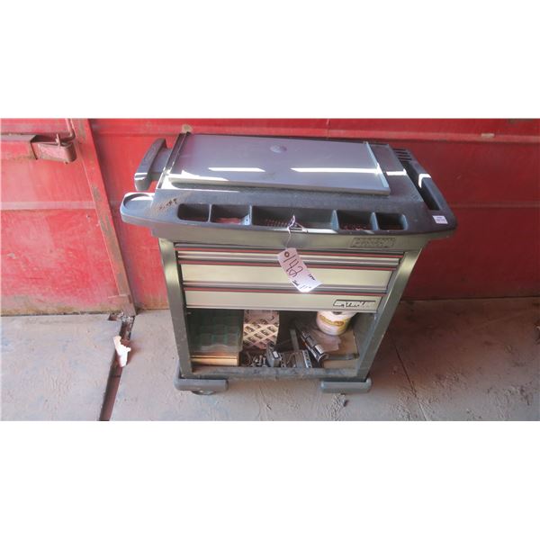 Waterloo roiling tool cart full of misc. items