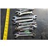 Image 2 : Lot of 17 Open End Wrenches