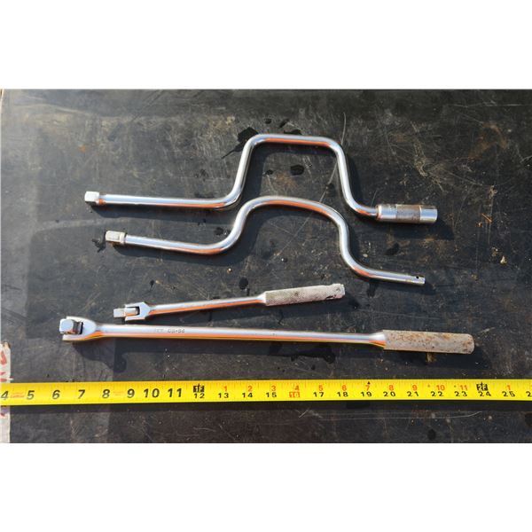 Lot of 4 Ratchet Bars