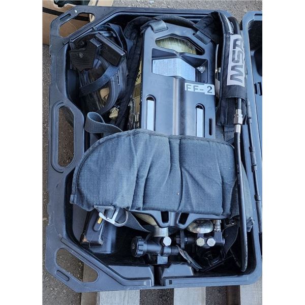 "MSA" Carbon Fiber SCBA (Self Contained Breathing Apparatus) Oxygen Tank and Gear