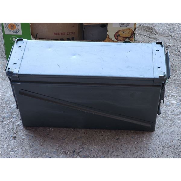 Military Metal Ammunitions Box, Empty