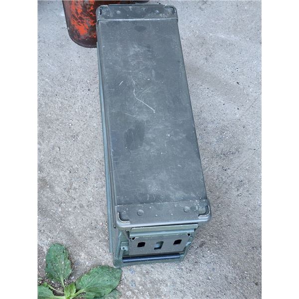 Military Metal Ammunitions Box, Empty