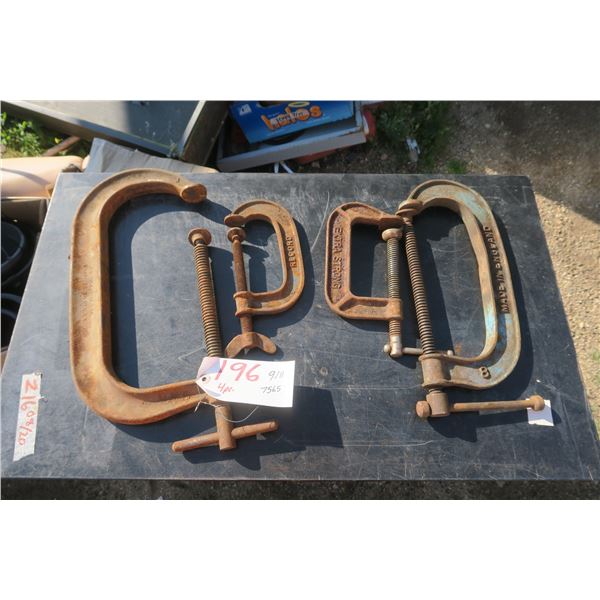 Lot of Vintage "C" Clamps