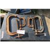 Image 1 : Lot of Vintage "C" Clamps