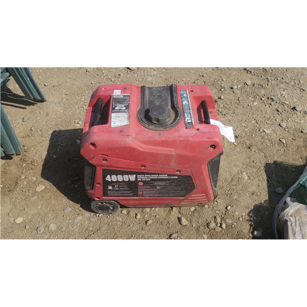 King Canada 4000W gas Generator, Red