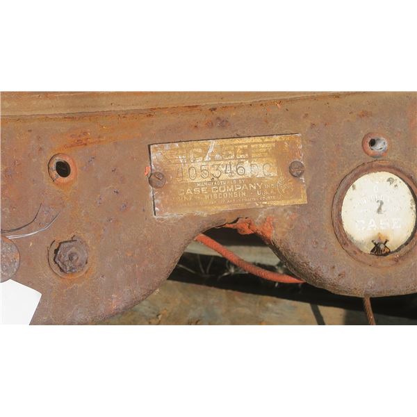 Antique Case tractor fuel tank with interment gauges