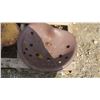 Image 2 : 2 antique metal tractor seats with vent holes