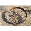 Image 1 : Iron Tractor Wheel - 48" Across