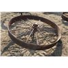 Image 2 : Iron Tractor Wheel - 48" Across