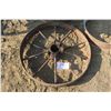 Image 2 : Iron Tractor Wheel 26" Across & 2 Wheel Pieces