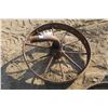 Image 2 : 2 Iron Tractor Wheels - 26" Across