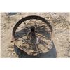 Image 2 : Iron Tractor Wheel 34" Across