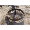 Image 3 : Iron Tractor Wheel 34" Across