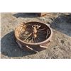 Image 1 : Iron Tractor Wheel - 34" Across x 10" Wide
