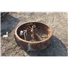 Image 2 : Iron Tractor Wheel - 34" Across x 10" Wide