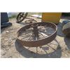 Image 2 : Iron Tractor Wheel - 34" Across