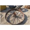 Image 3 : Iron Tractor Wheel - 34" Across