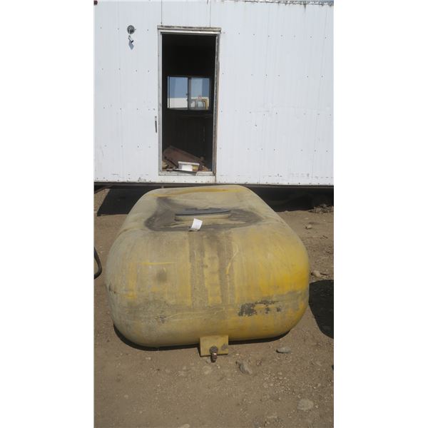 yellow 2200 Lt Non-potable water tank