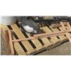 Image 4 : pallet of misc. items, golf caddy, roller stand, tools, RCV satellite dish