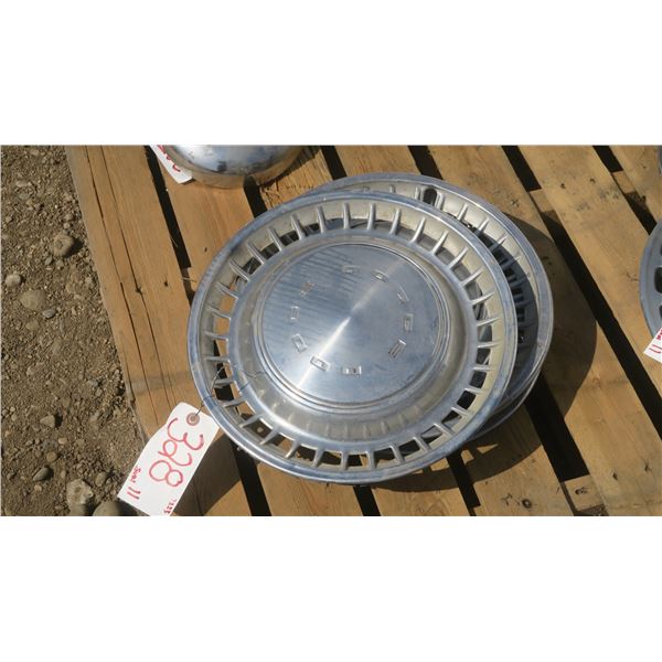 set of Dodge chrome hub caps