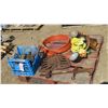 Image 1 : pallet of misc. tractor parts, hydraulic line.