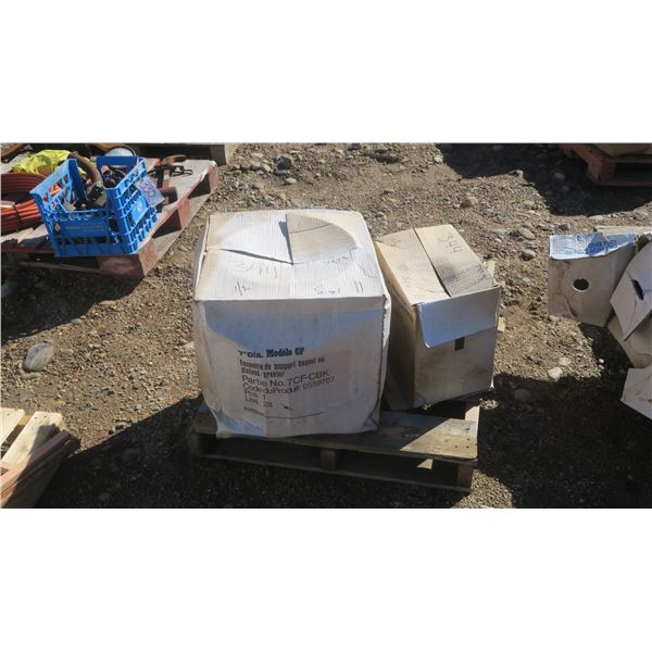 &" DIA model CF, Ceiling bucket support/ attic kit, 7 " uni round top.