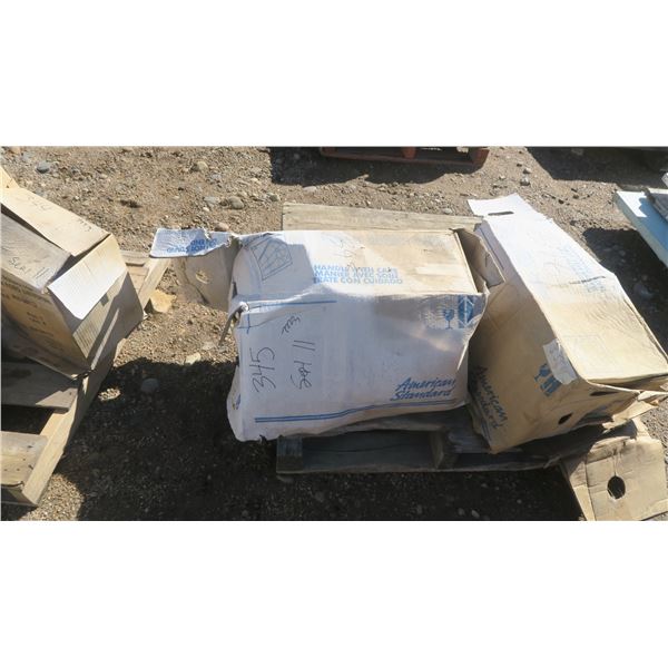 American Standard, Cadet III (13L) round front toilet bowl, white