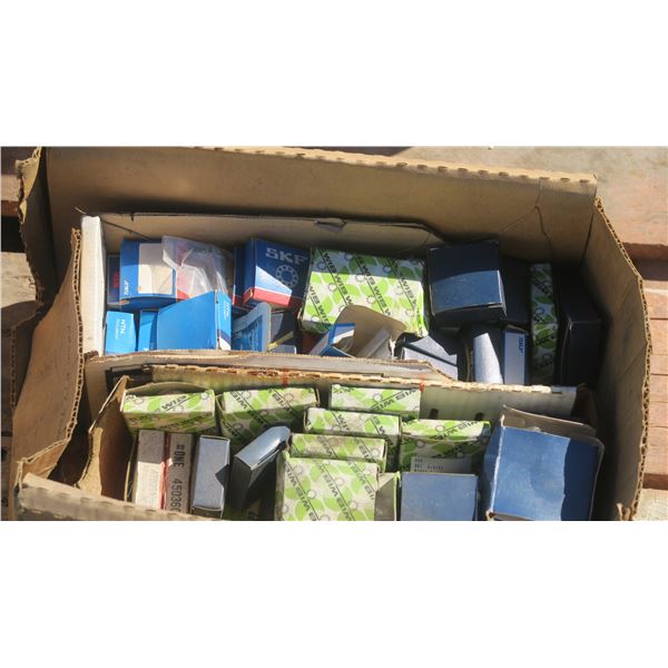 Box of Misc., SKF bearings various sizes.