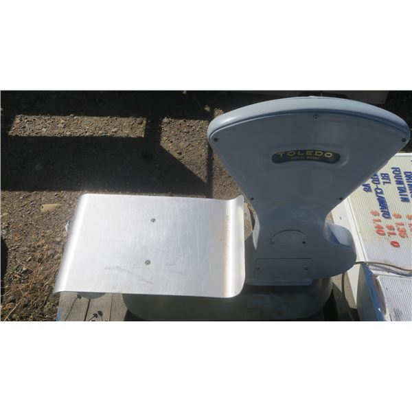 Large Toledo scale 18kg x 50g grey