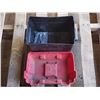 Image 1 : Black/Red Plastic Car Battery Storage Case