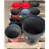 Image 2 : Huge Lot of Assorted Circular Plastic Planters