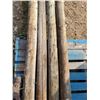 Image 3 : four 8 foot treated fence posts (used)