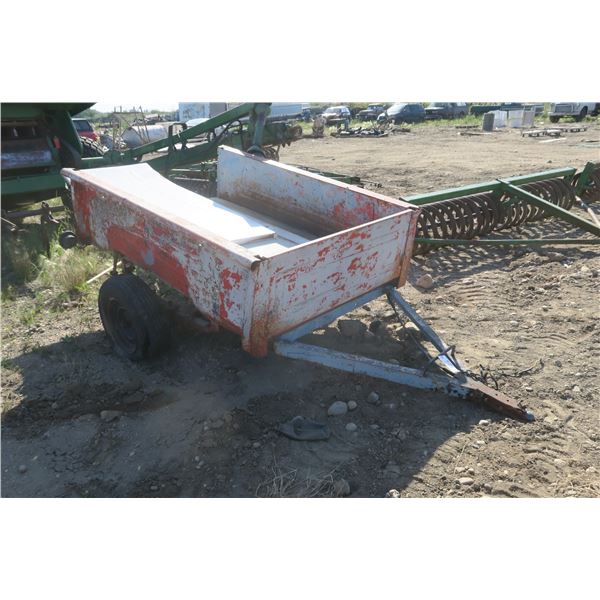 Single Axle Truck Box Trailer - 10.5ft. Total Length
