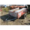 Image 3 : Single Axle Truck Box Trailer - 10.5ft. Total Length