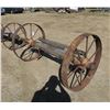 Image 2 : Axle & 2 Wheels - 70" End to End, Wheels 30" Across