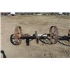 Image 1 : Axle & 2 Wheels - 70" End to End, Wheels 30" Across