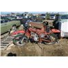 Image 1 : Red Motorcycle For Parts - Sold As Is