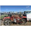 Image 2 : Red Motorcycle For Parts - Sold As Is